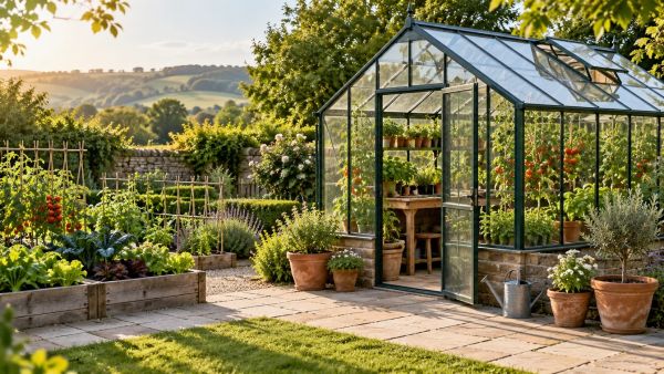 Top 5 avantages d'une serre en verre pour votre jardin moderne